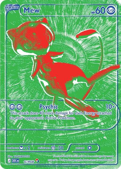 30C: Mew - G/RGB (Holofoil)