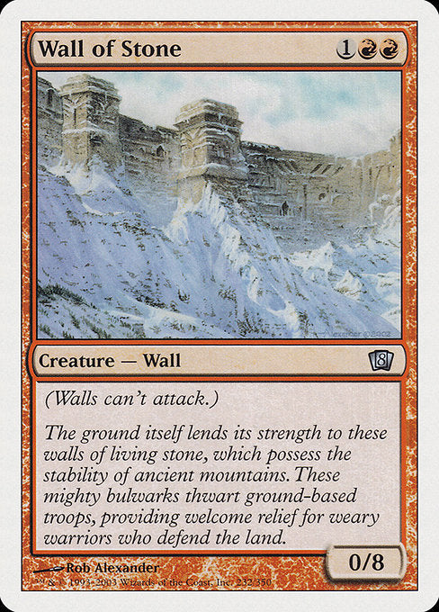 8ED: Wall of Stone