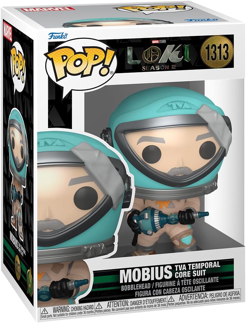 Marvel: Loki Season 2 - Mobius, TVA Temporal Core Suit Pop! Vinyl Figure (1313)