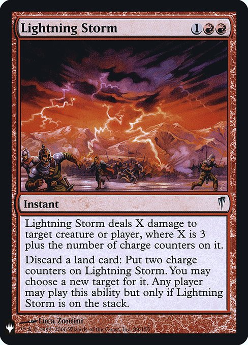 PLST: Lightning Storm (Foil)