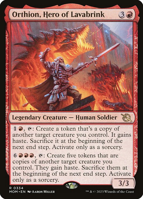 MOM: Orthion, Hero of Lavabrink (Foil)