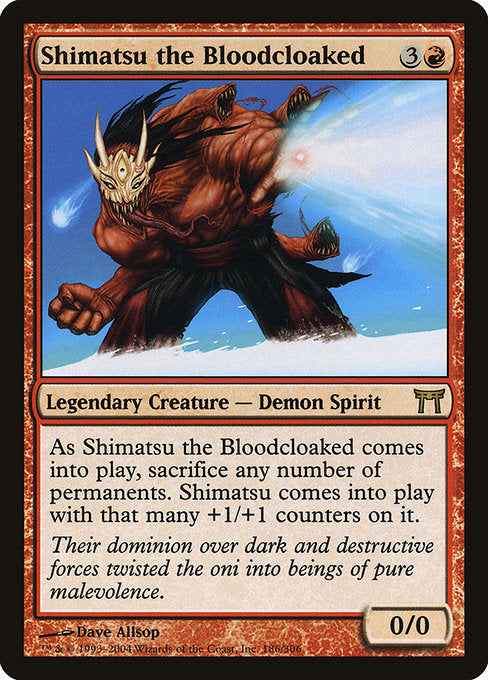 CHK: Shimatsu the Bloodcloaked (Foil)