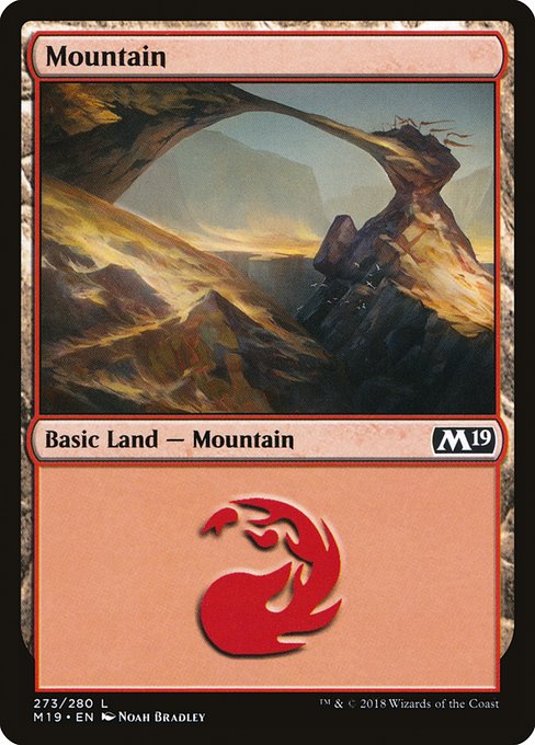 M19: Mountain (273) (Foil)