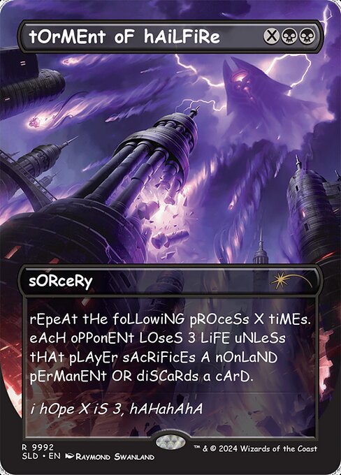 SLD: tOrMEnt oF hAiLFiRe (Foil)