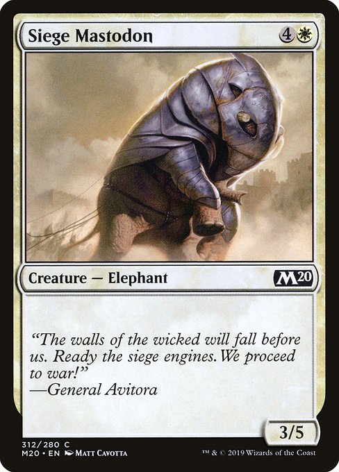 M20: Siege Mastodon