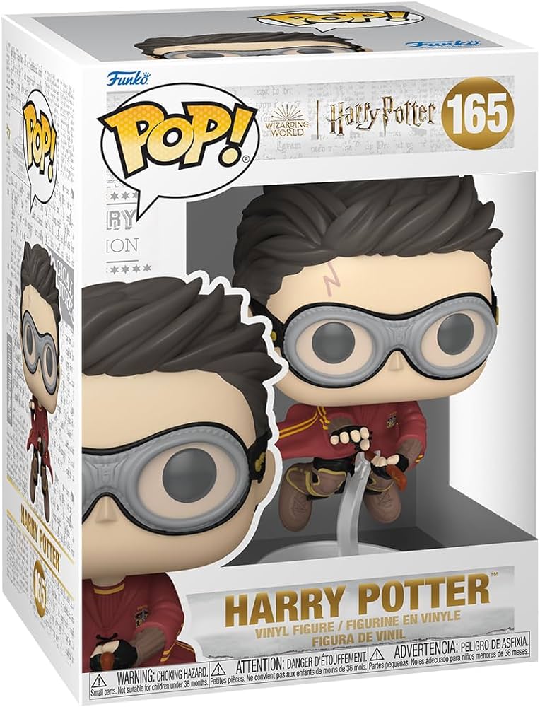 Harry Potter and the Prisoner of Azkaban: Harry Potter with Broom (Quidditch)Pop! Vinyl Figure (165)