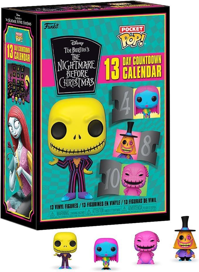 Funko Pop! Nightmare Before Christmas 13 Days Advent Calendar Blacklight