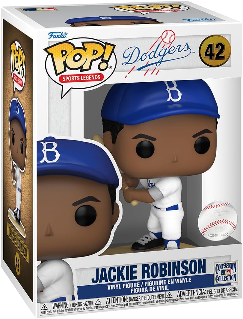 MLB Legends: Dodgers - Jackie Robinson Pop! Vinyl Figure (42)