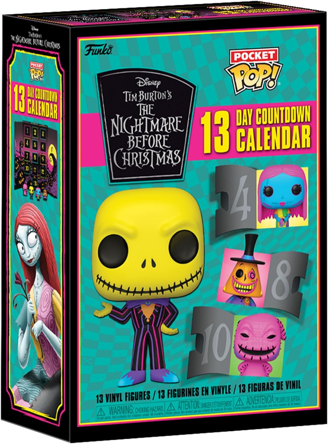 Funko Pop! Nightmare Before Christmas 13 Days Advent Calendar Blacklight