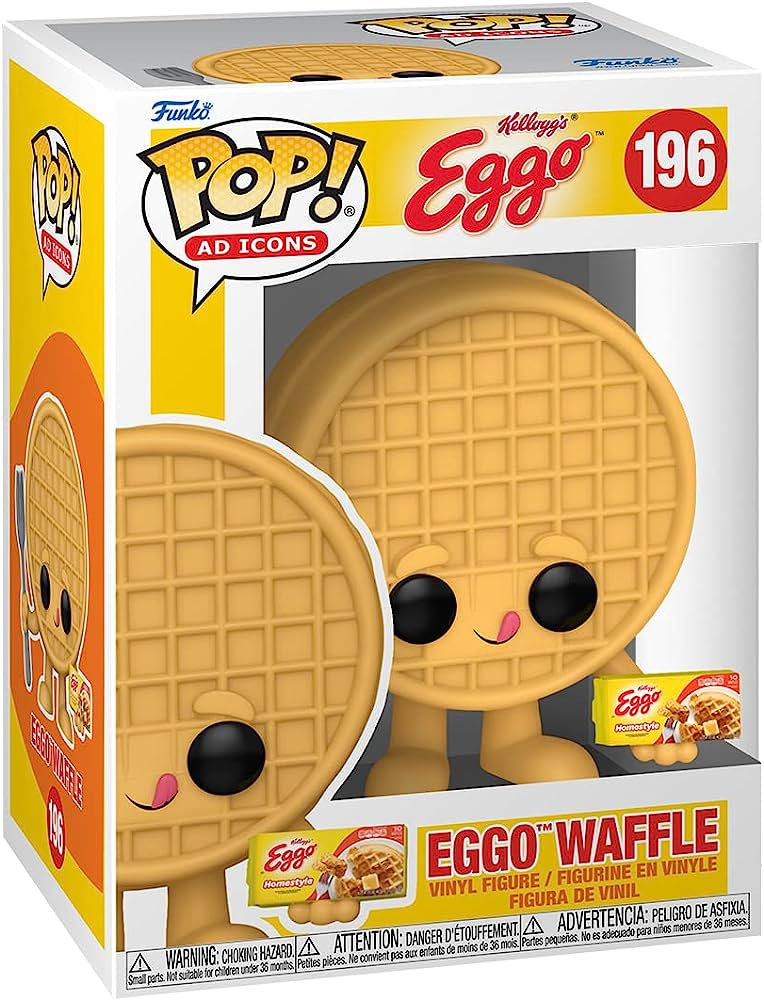 Ad Icons: Kellogg's Eggo - Eggo Waffle Pop! Vinyl Figure (196)