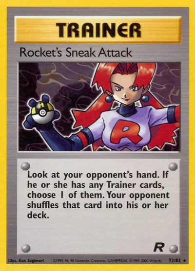 Rocket's Sneak Attack (72) 72/82 Unlimited Team Rocket