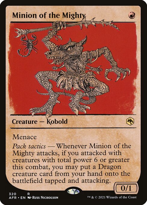 AFR: Minion of the Mighty (Showcase) (Foil)