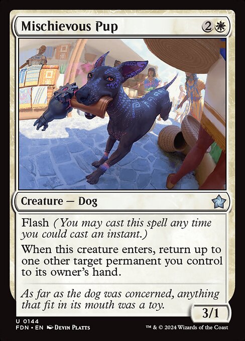FDN: Mischievous Pup (Foil)