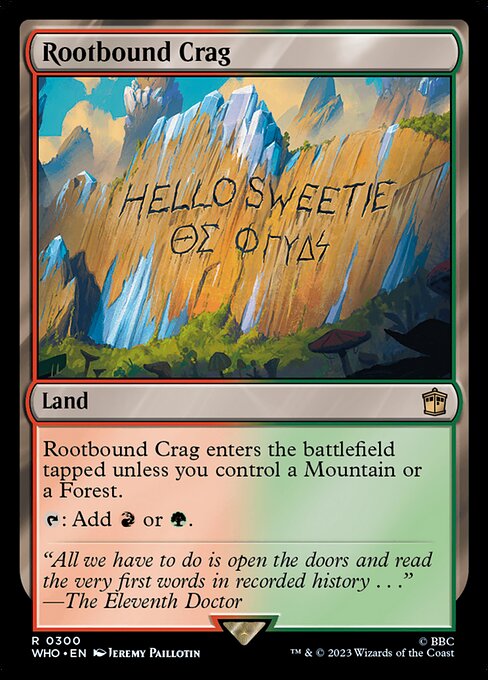 WHO: Rootbound Crag (Foil)