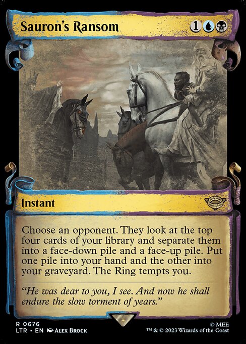 LTR: Sauron's Ransom (Showcase Scrolls) (Foil)