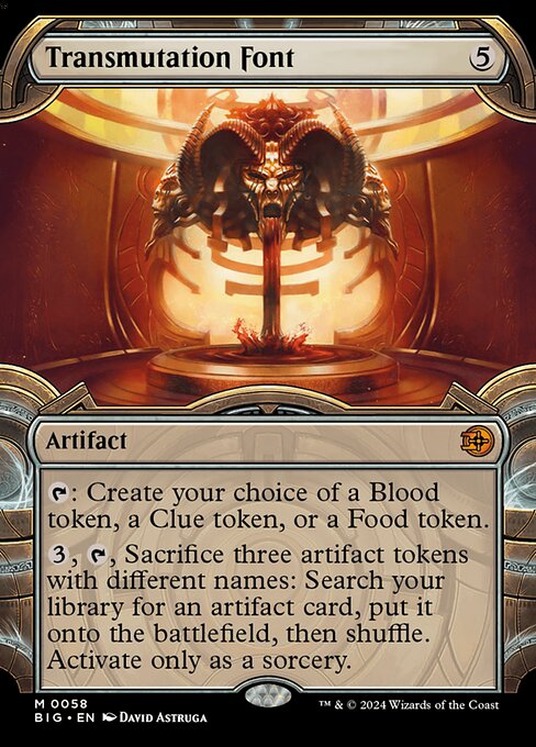 BIG: Transmutation Font (Showcase) (Foil)