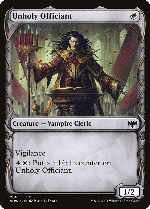 VOW: Unholy Officiant (Showcase) (Foil)