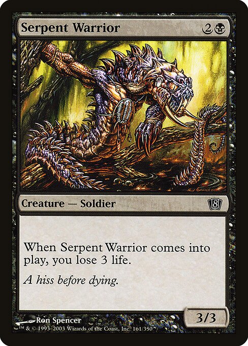 8ED: Serpent Warrior (Foil)