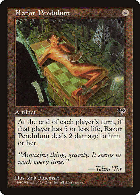 MIR: Razor Pendulum