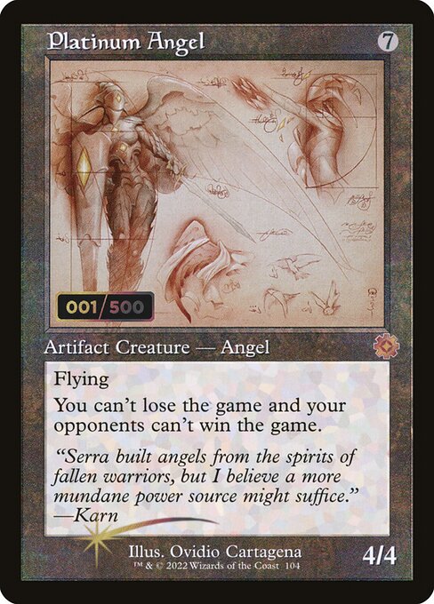 BRR: Platinum Angel (Schematic) (Serial Numbered) (Foil)