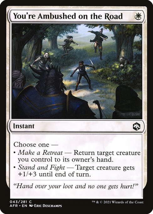 AFR: You're Ambushed on the Road (Foil)