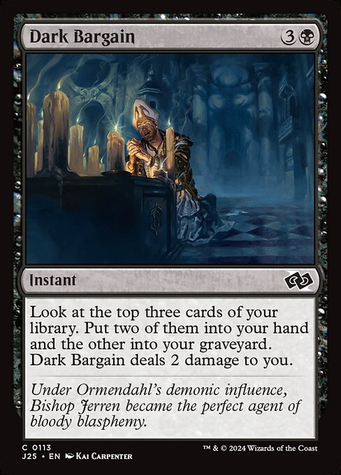J25: Dark Bargain (Foil)