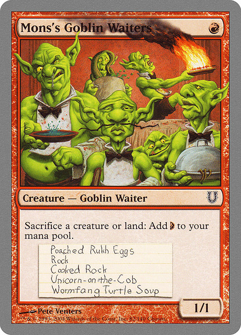UNH: Mons's Goblin Waiters