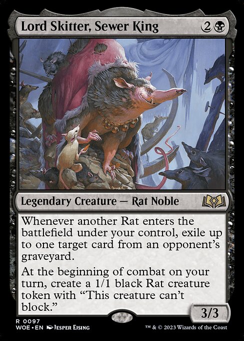 WOE: Lord Skitter, Sewer King (Foil)