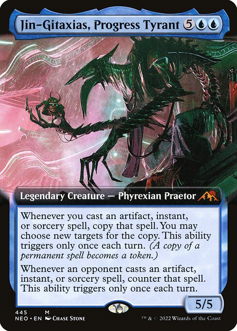 NEO: Jin-Gitaxias, Progress Tyrant (Extended Art)