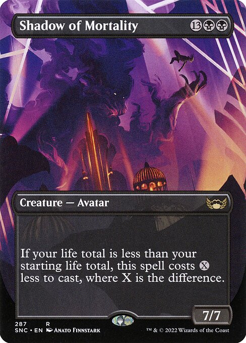 SNC: Shadow of Mortality (Borderless) (Foil)