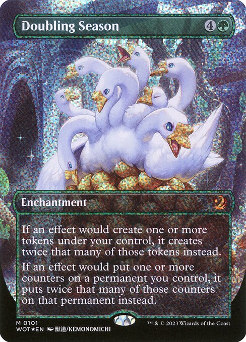 WOT: Doubling Season (Anime Borderless) (Confetti Foil)
