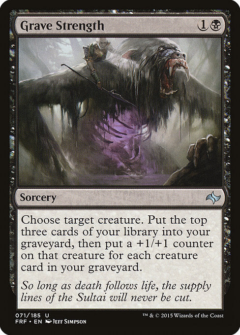 FRF: Grave Strength (Foil)