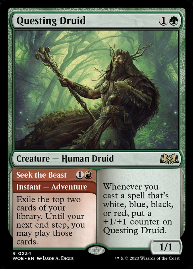 Questing Druid [Foil] :: WOE