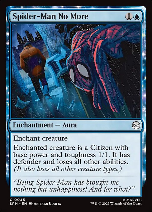 SPM: Spider-Man No More (Foil)