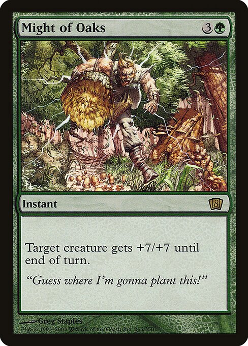 8ED: Might of Oaks (Foil)