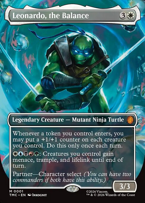 TMC: Leonardo, the Balance (Borderless) (Foil)