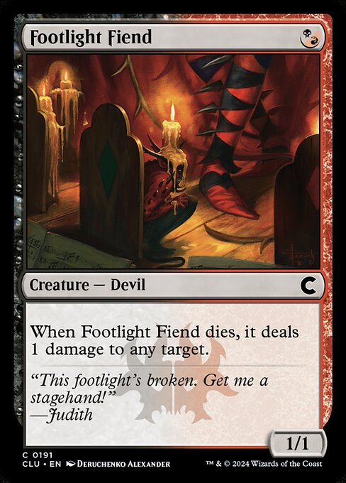 CLU: Footlight Fiend