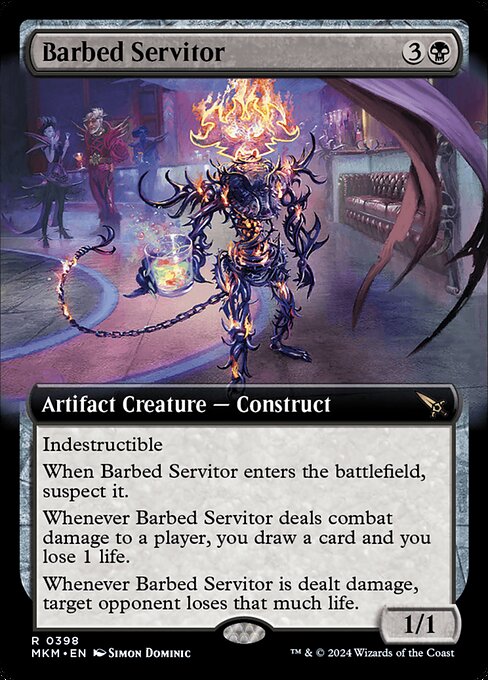 MKM: Barbed Servitor (Extended Art) (Foil)