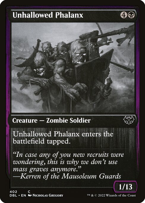 DBL: Unhallowed Phalanx (Foil)