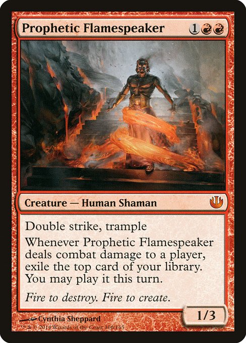 JOU: Prophetic Flamespeaker (Foil)