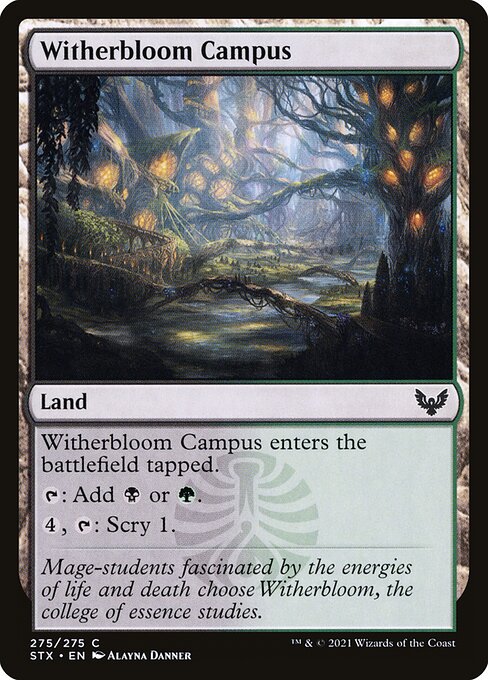 STX: Witherbloom Campus (Foil)
