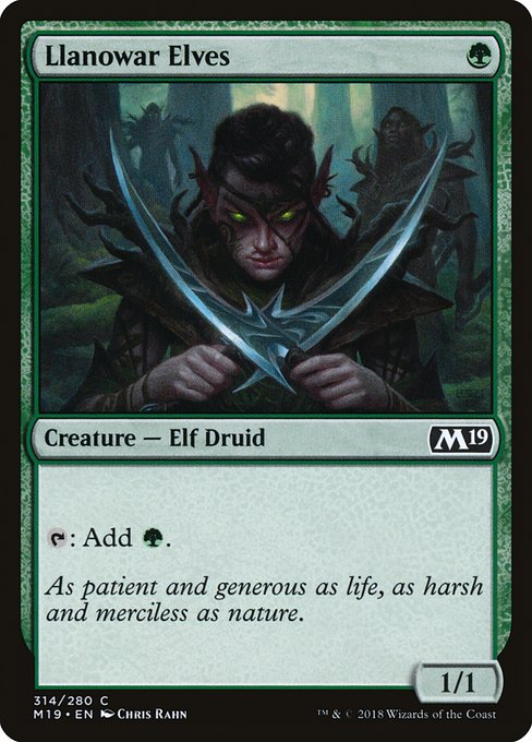 M19: Llanowar Elves