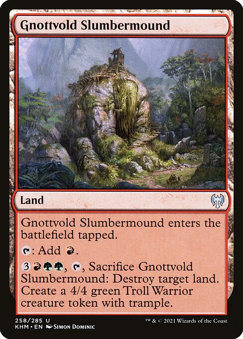 KHM: Gnottvold Slumbermound (Foil)