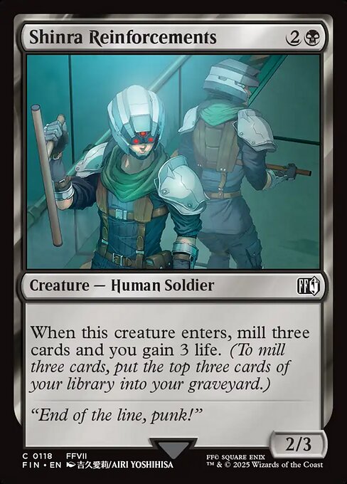 FIN: Shinra Reinforcements (Foil)