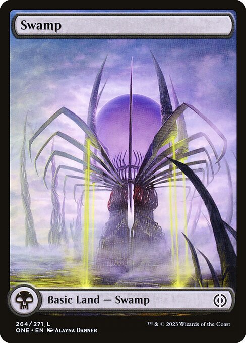 ONE: Swamp (264) - Full Art (Foil)
