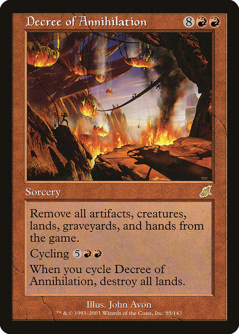 SCG: Decree of Annihilation