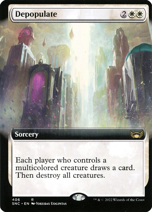 SNC: Depopulate (Extended Art) (Foil)