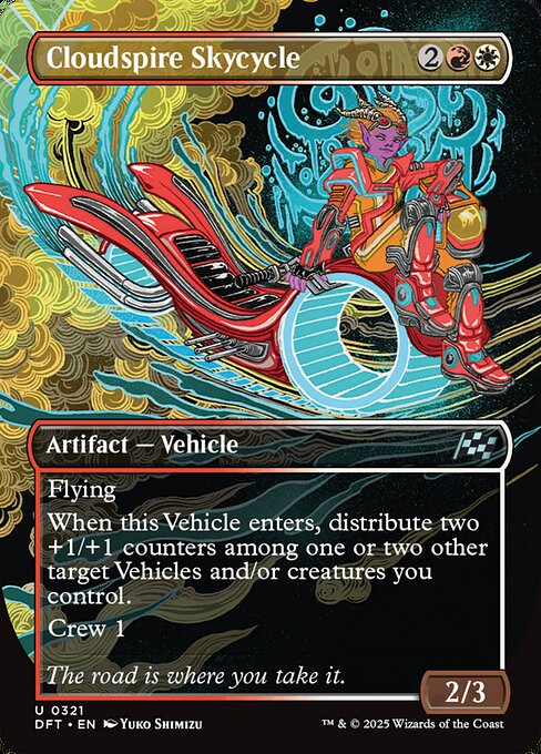 DFT: Cloudspire Skycycle (Borderless) (Foil)