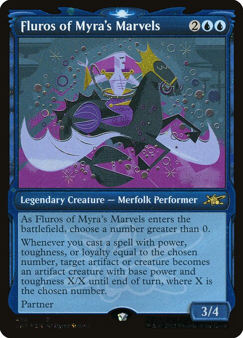 UNF: Fluros of Myra's Marvels (Showcase) (Galaxy Foil)