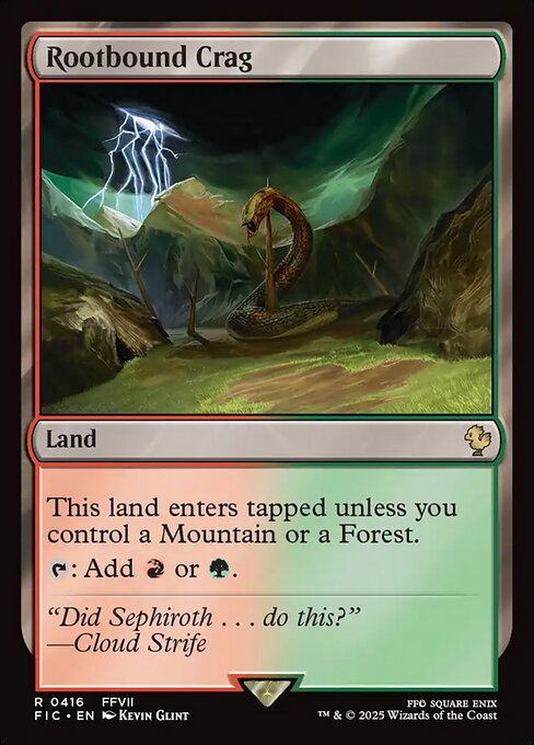 FIC: Rootbound Crag (Foil)